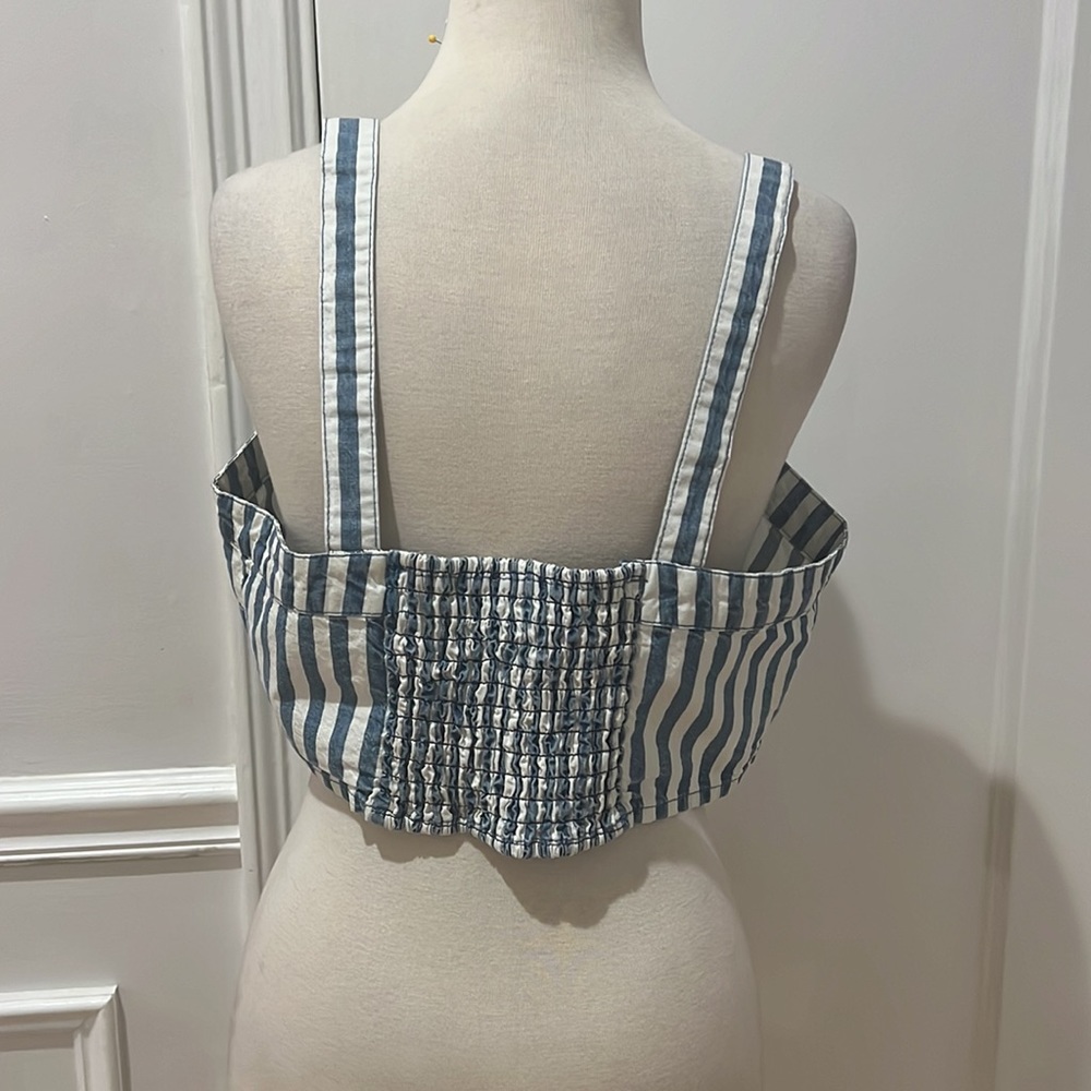 Denim crop top - Picture 4 of 5